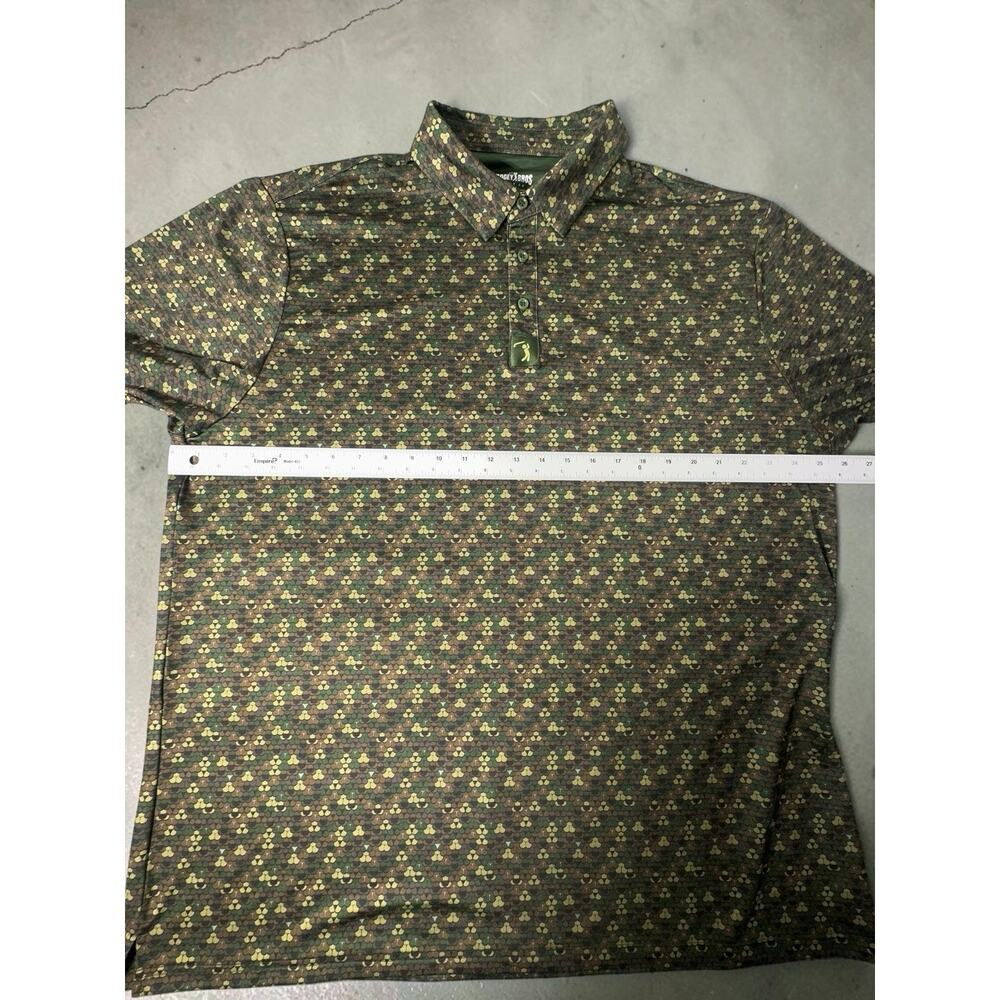 Bogey Bros Golf Polo Shirt Men’s 2XL Hidden Thong Butt Print Performance Stretch - Picture 3 of 7